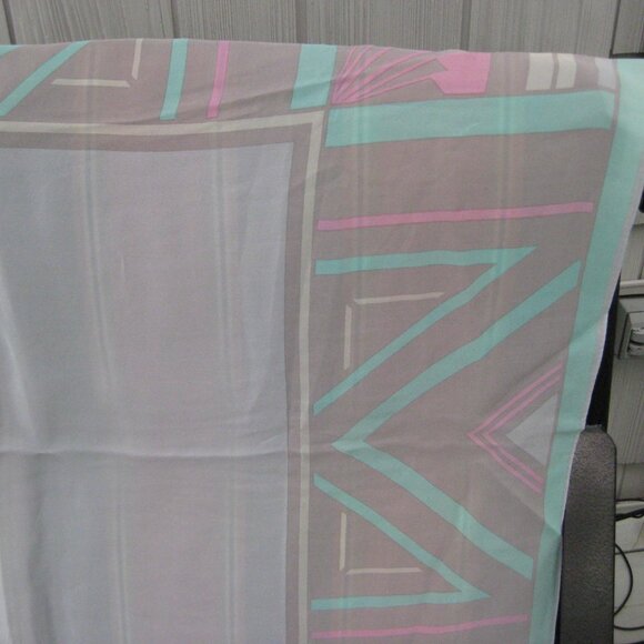 Vintage Adrienne Vittadini Mod Square Scarf - Picture 3 of 6